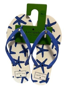 🆕 Kate Spade Dancing Starfish Flip Flops
